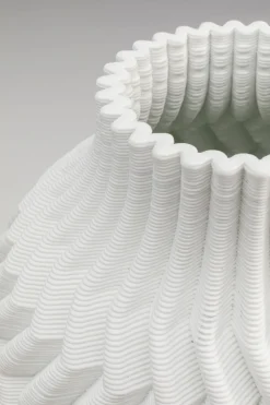 Vas Akira - Oval, vit, 35cm - KARE Design