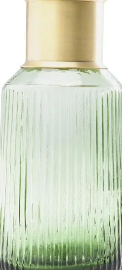 Vas Barfly Grön - Glasvas med Dekorativ Mässing - KARE Design