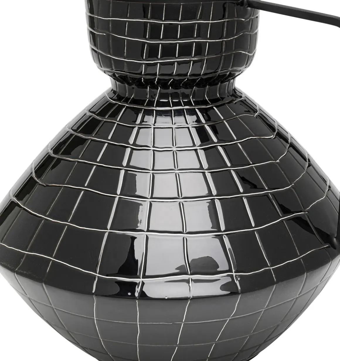 Vas Black Mesh Handle, 29cm - KARE Design