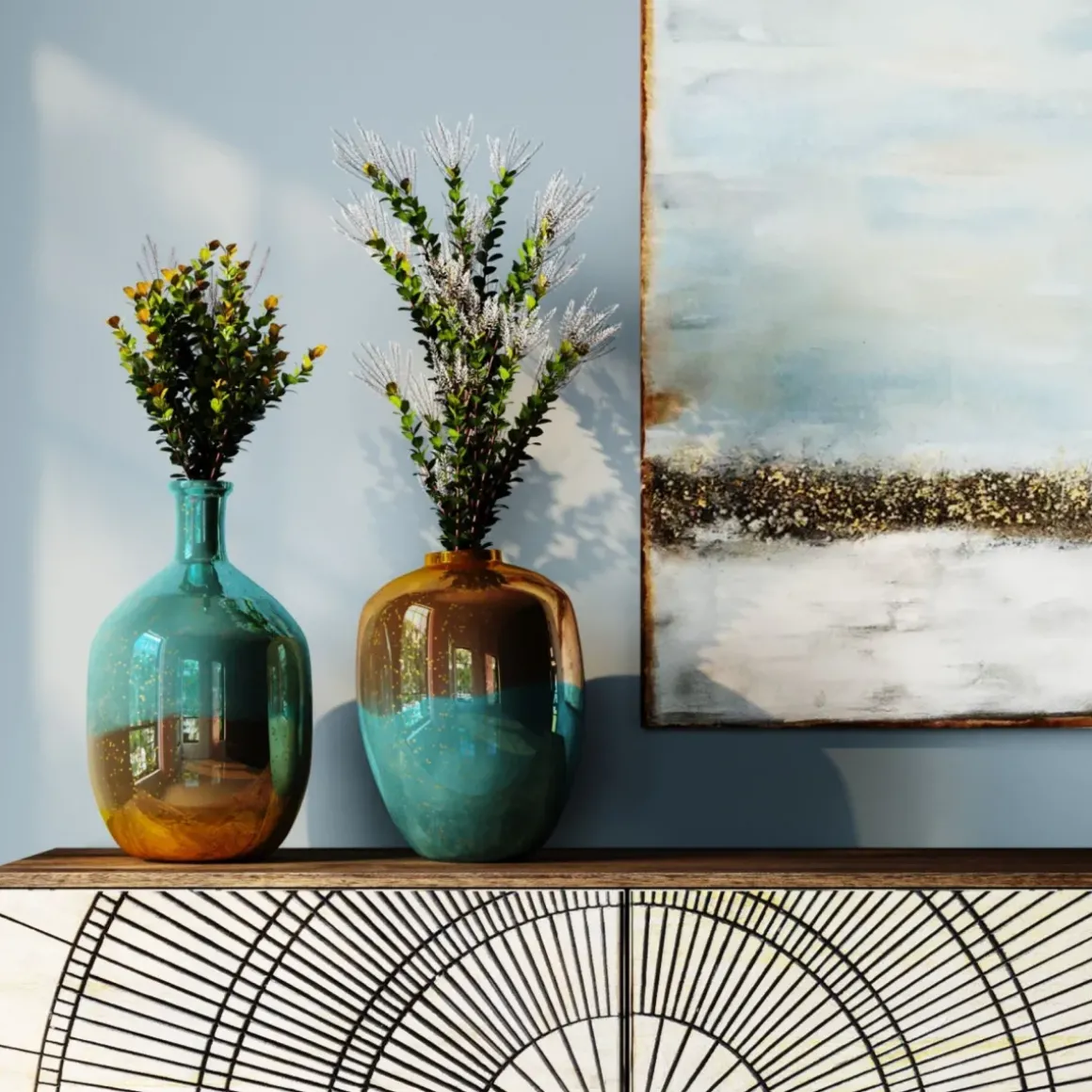 Vas Dekor Lizy Shine, 50cm - KARE Design