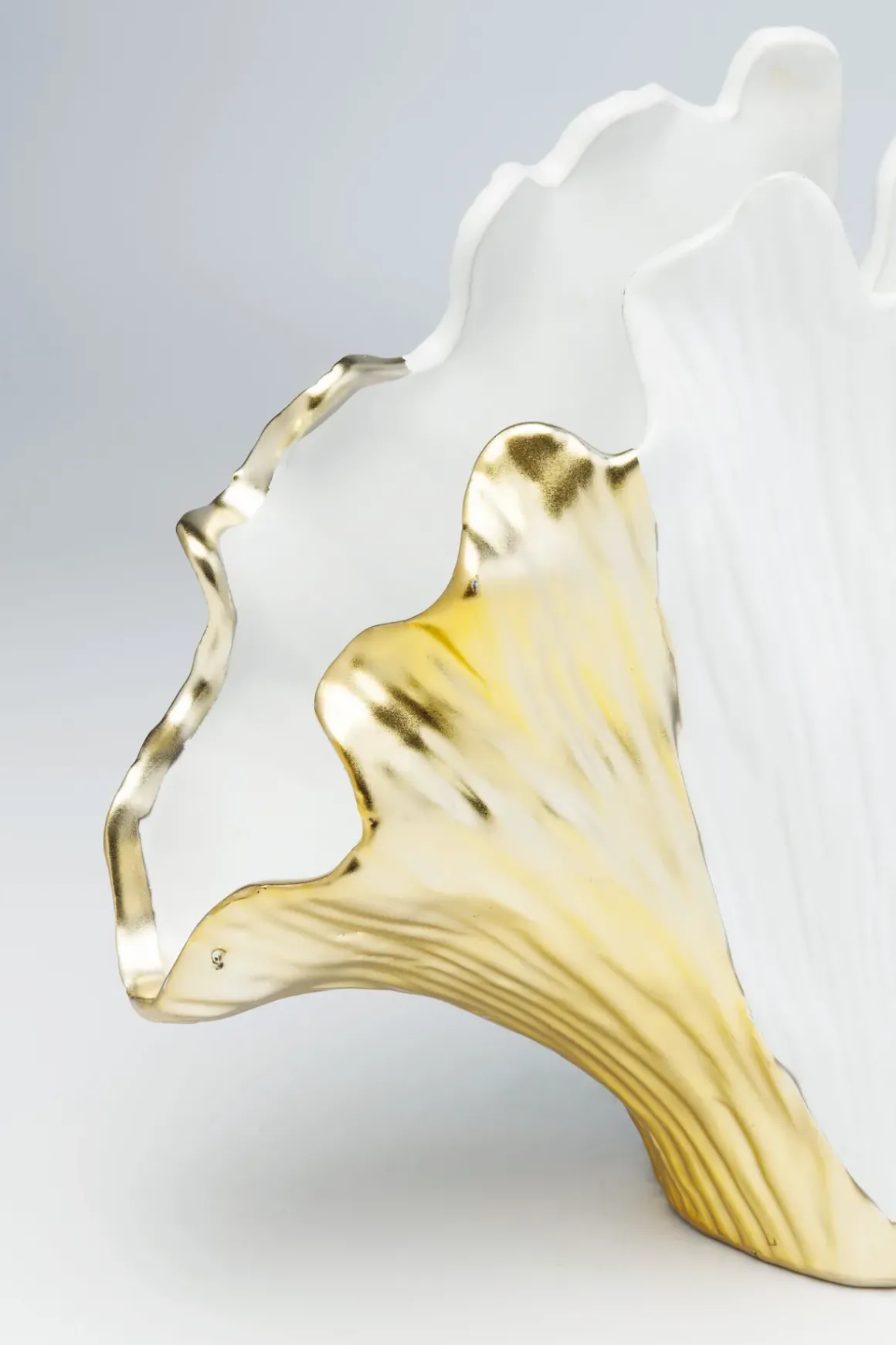 Vas Ginkgo - Vas och Skulptur i Vit/Guld, 45cm - KARE Design