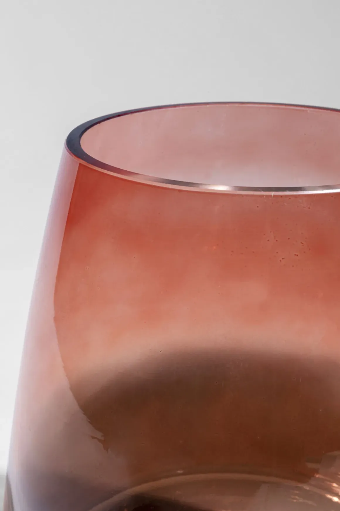Vas Glow - Röd, Handgjord, 23cm - KARE Design