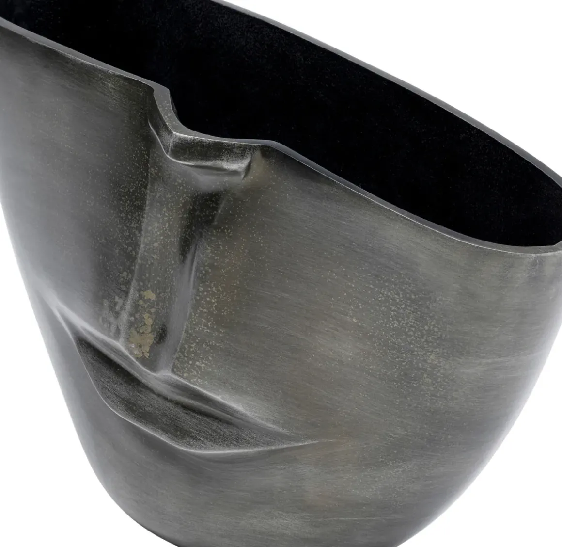 Vas Half Face - Antracitgrå, 31cm - KARE Design