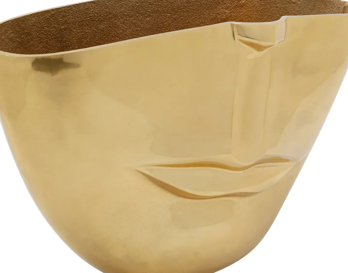 Vas Half Face - Guld, 46cm - KARE Design