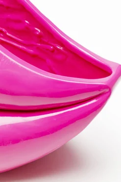 Vas Lips Rosa - Handmålad Unik dekorvas - KARE Design