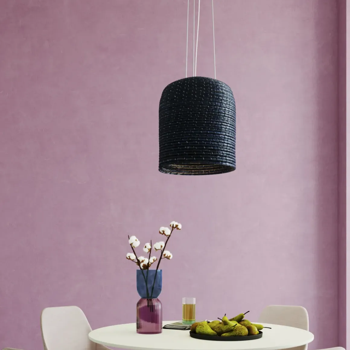Vas Marvelous Duo Blå Lila 40cm - KARE Design