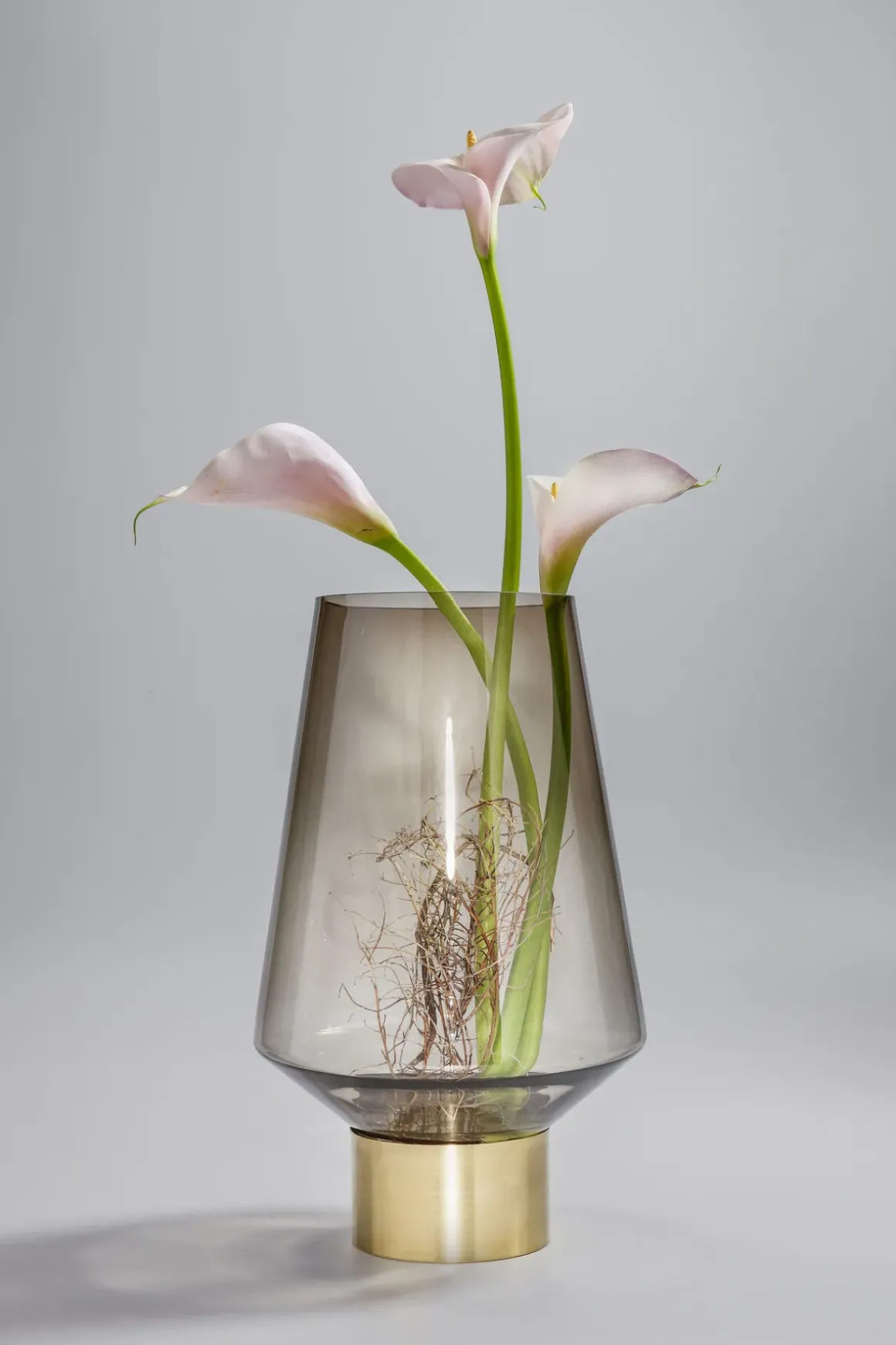 Vas Noble Ring - i Brun Tonat Glas, Ø24cm - KARE Design