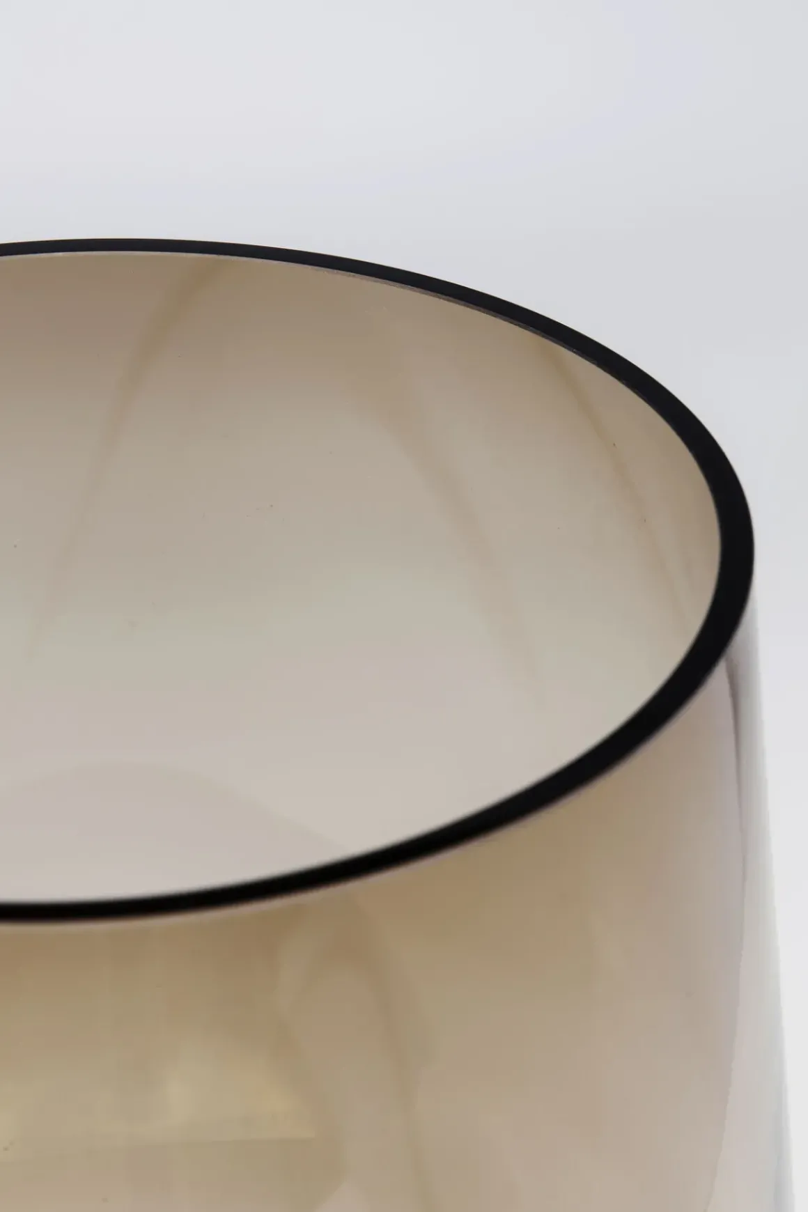 Vas Noble Ring - i Brun Tonat Glas, Ø24cm - KARE Design
