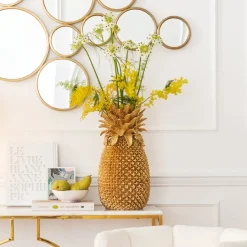 Vas Pineapple Guld, 50cm - KARE Design