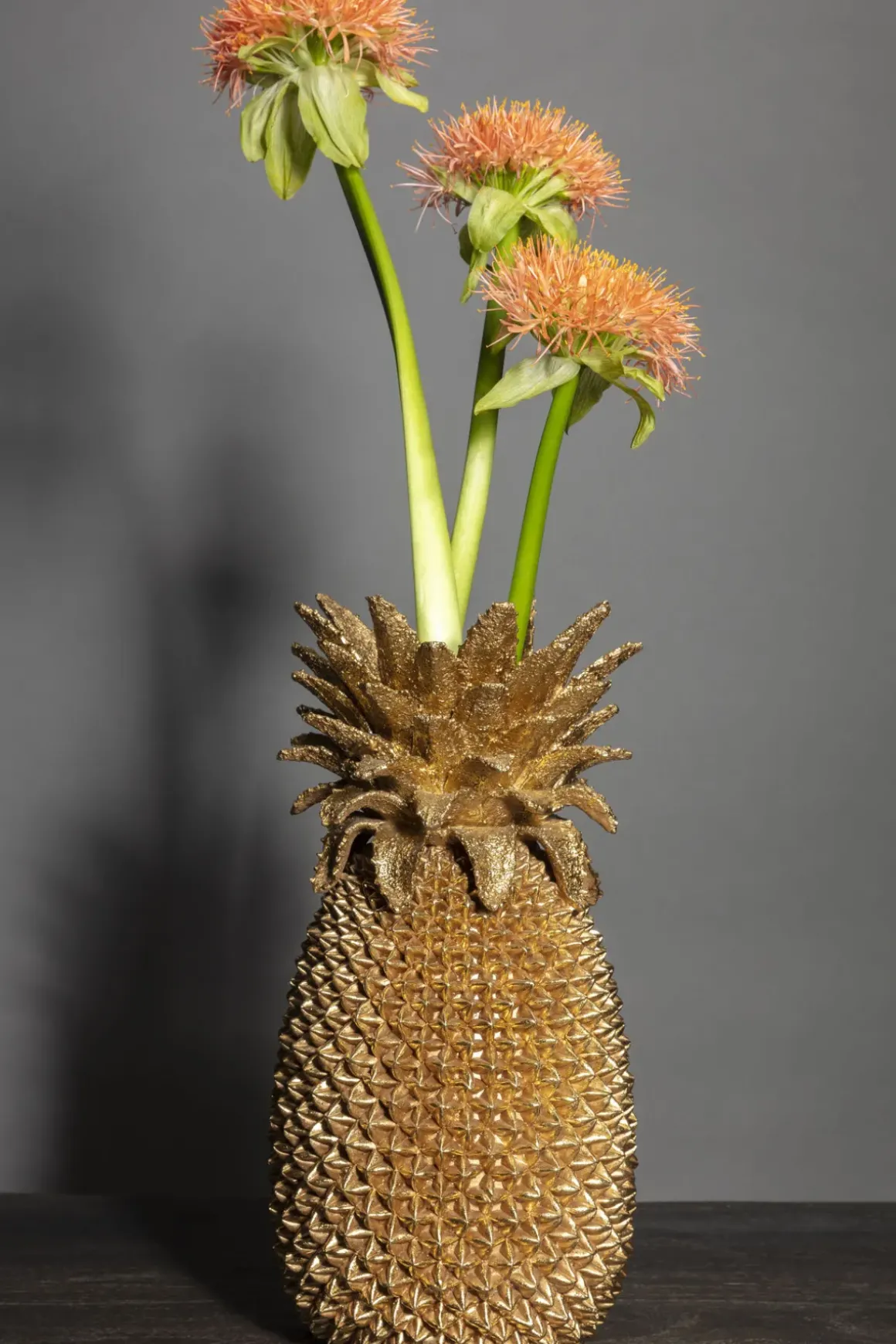 Vas Pineapple Guld, 50cm - KARE Design