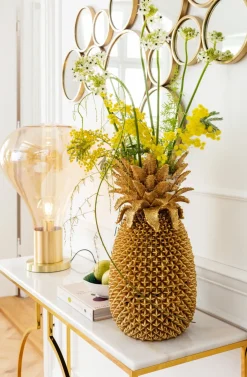 Vas Pineapple Guld, 50cm - KARE Design