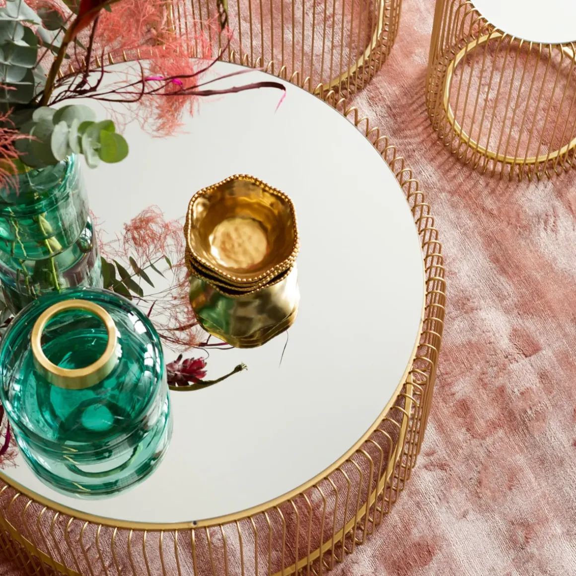 Vas Positano - Grönt Glas, 21cm - KARE Design