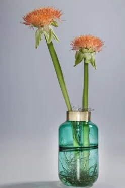 Vas Positano - Grönt Glas, 28cm - KARE Design