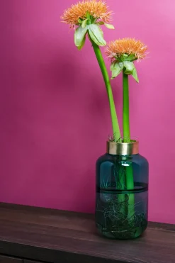 Vas Positano - Grönt Glas, 28cm - KARE Design