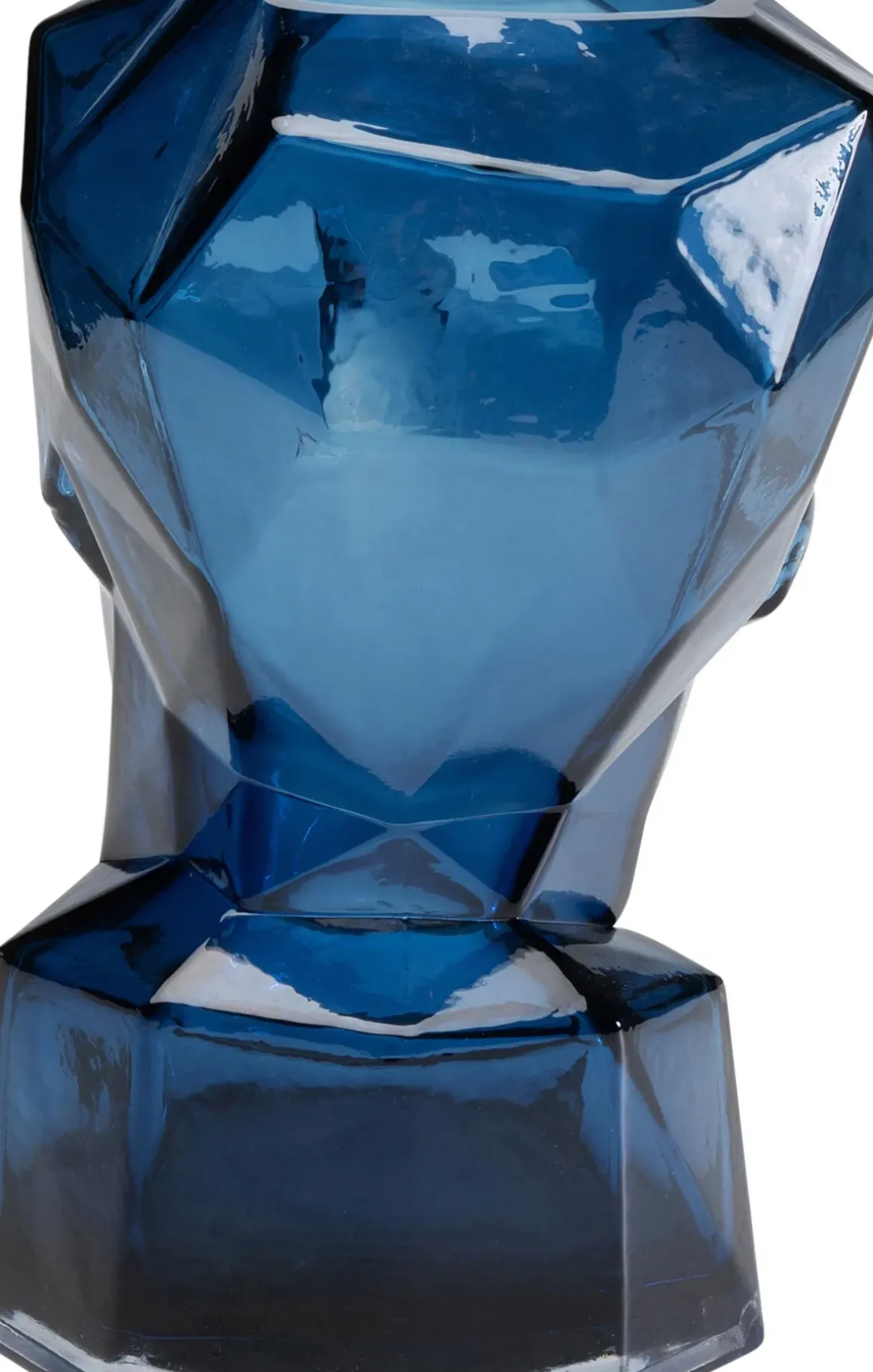 Vas Prisma Face - Blå, 30cm - KARE Design