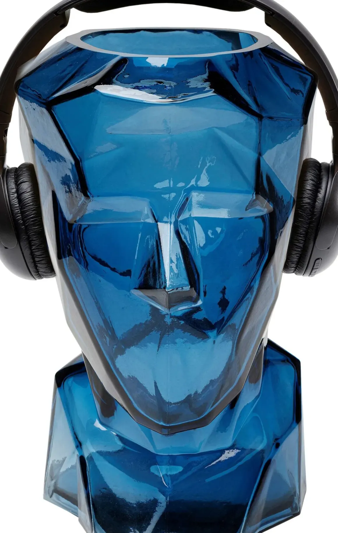 Vas Prisma Face - Blå, 30cm - KARE Design