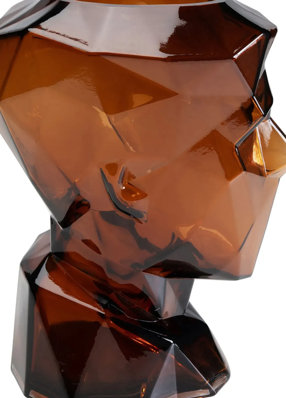 Vas Prisma Face - Brun, 30cm - KARE Design