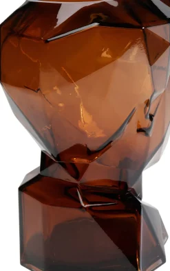 Vas Prisma Face - Brun, 30cm - KARE Design