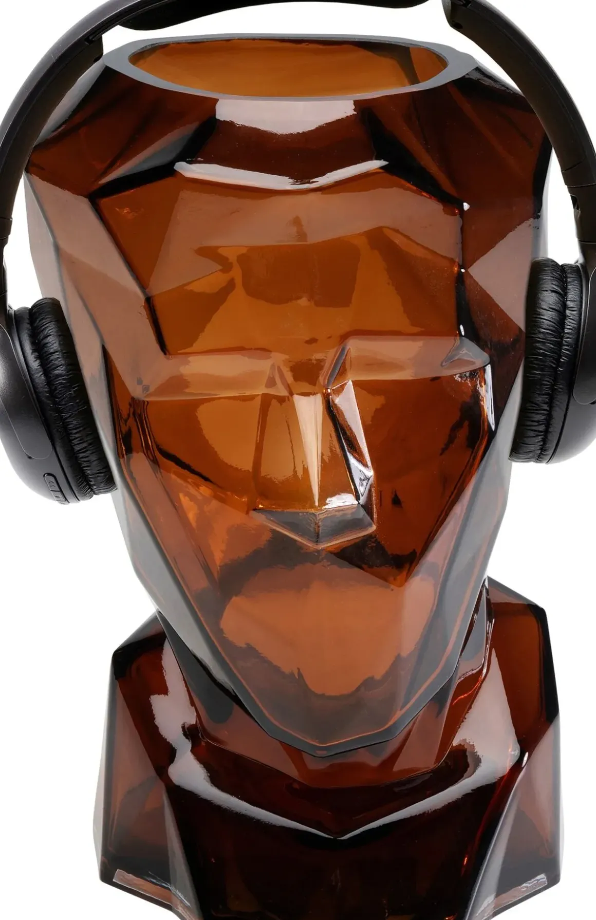 Vas Prisma Face - Brun, 30cm - KARE Design