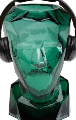 Vas Prisma Face - Grön, 30cm - KARE Design