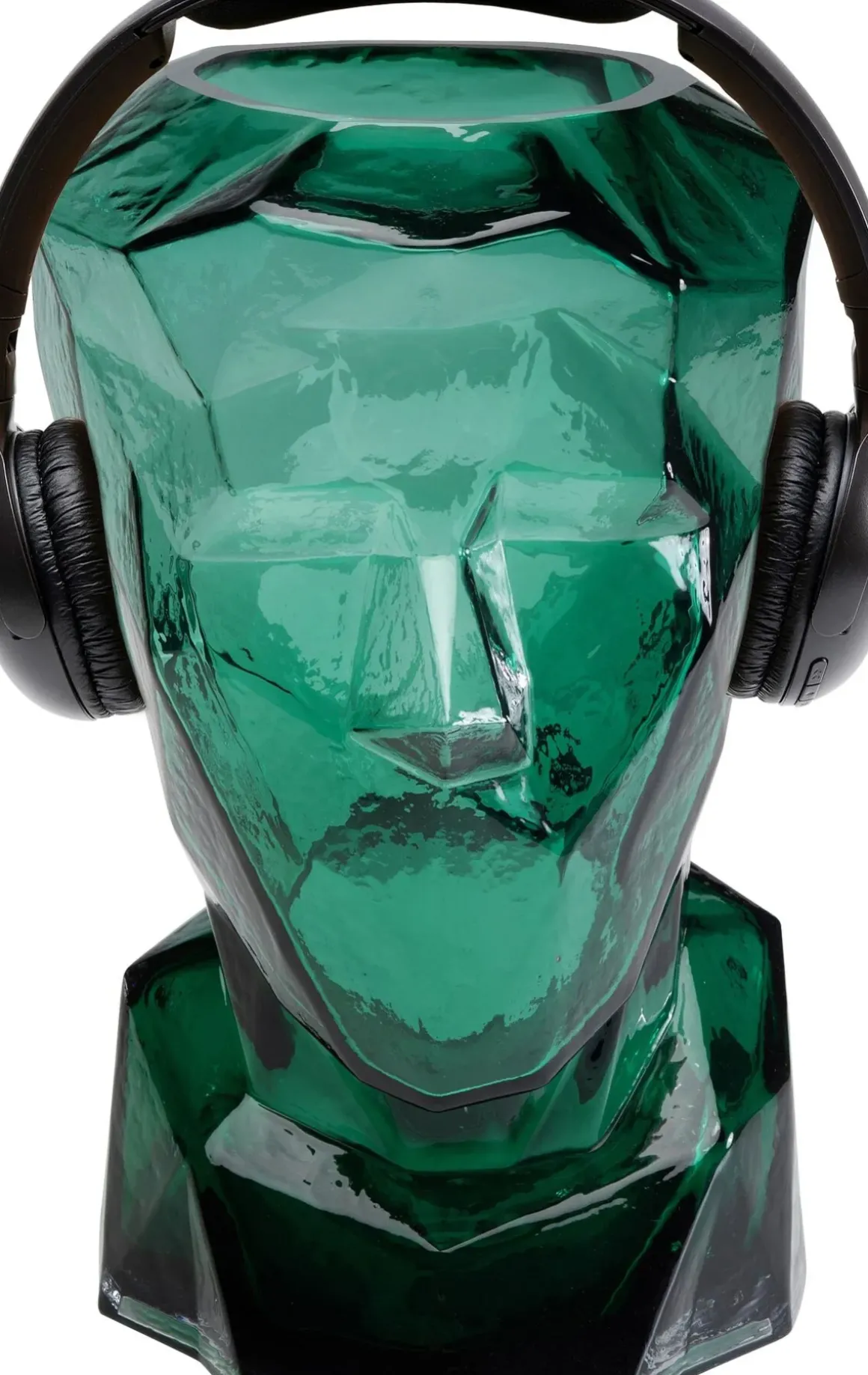 Vas Prisma Face - Grön, 30cm - KARE Design