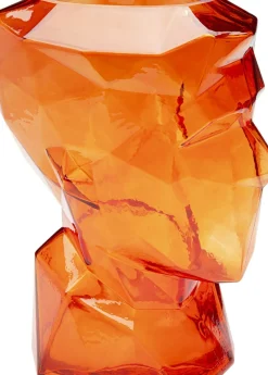 Vas Prisma Face - Orange, 30cm - KARE Design