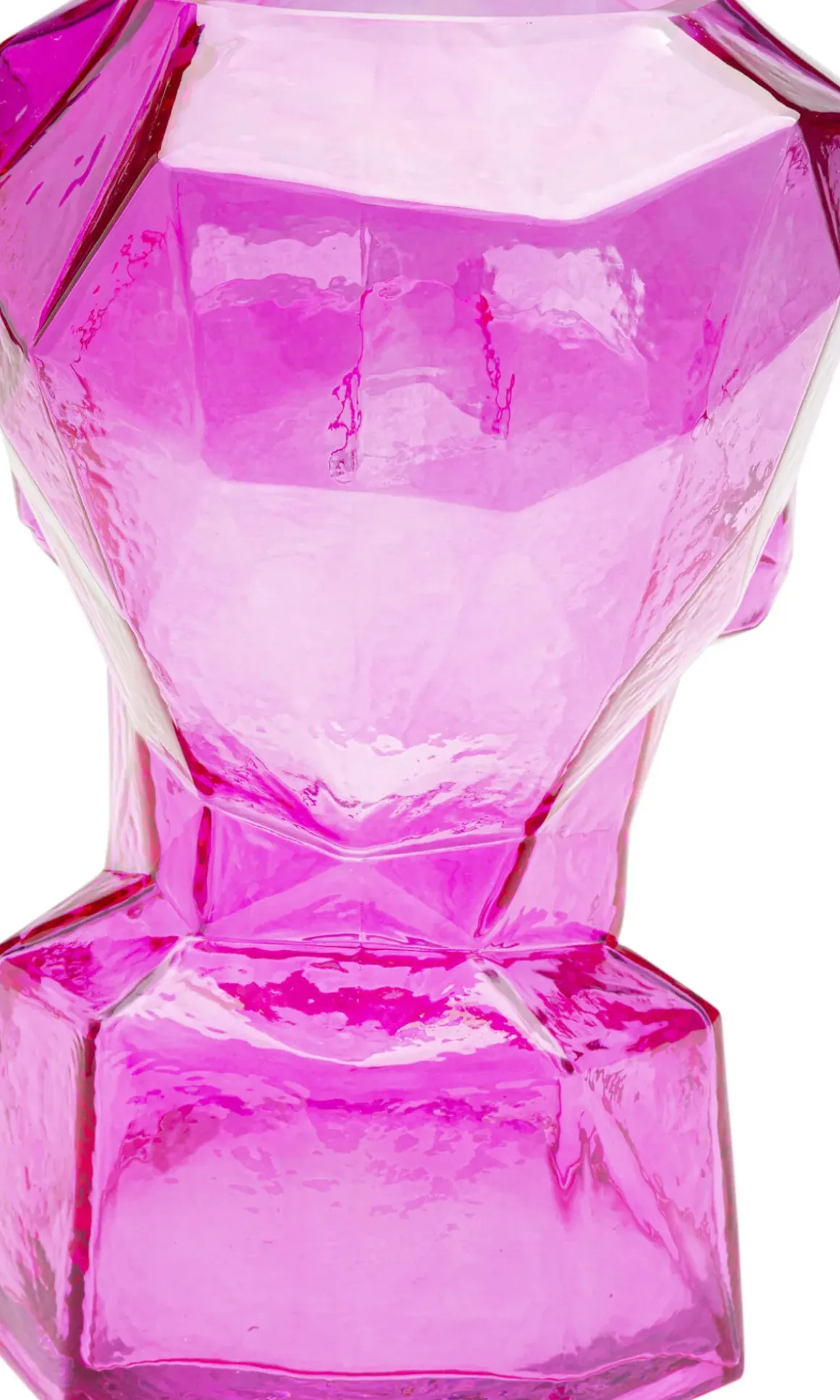 Vas Prisma Face - Rosa, 30cm - KARE Design