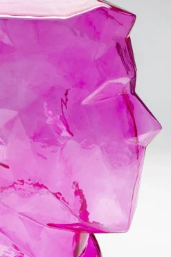 Vas Prisma Face - Rosa, 30cm - KARE Design
