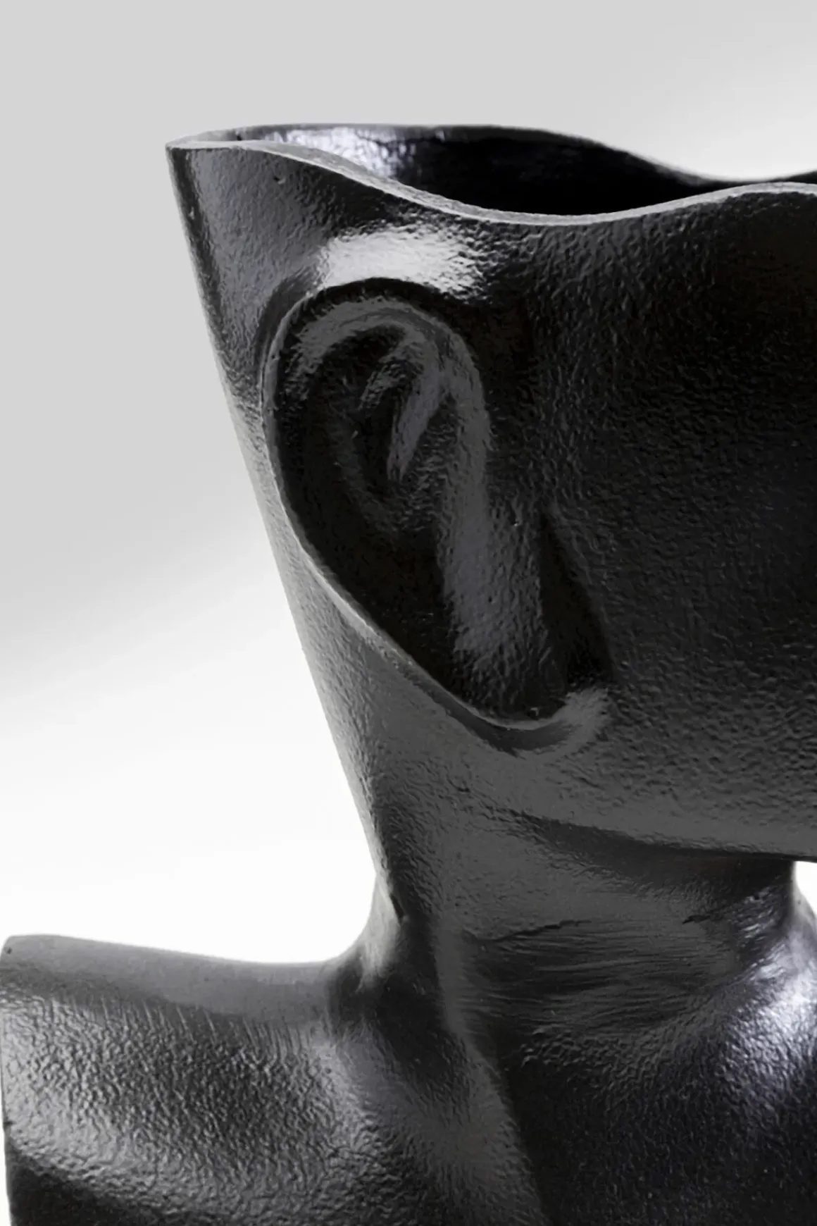 Vas Rostro Side - Svart, 27cm - KARE Design