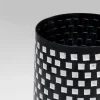 Vas Squares - Svart/vit, 40cm - KARE Design