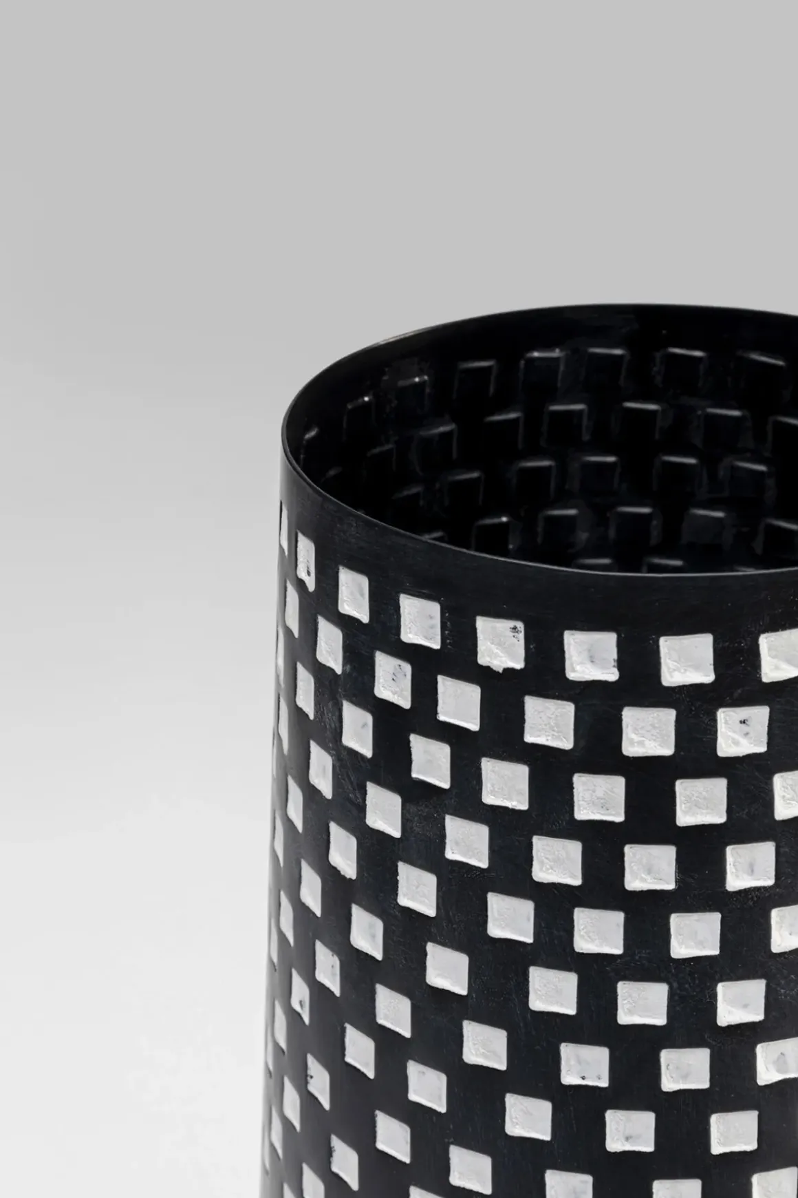 Vas Squares - Svart/vit, 40cm - KARE Design