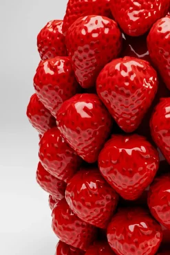 Vas Strawberries - Röd, 30cm - KARE Design