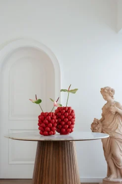 Vas Strawberries - Röd, 30cm - KARE Design