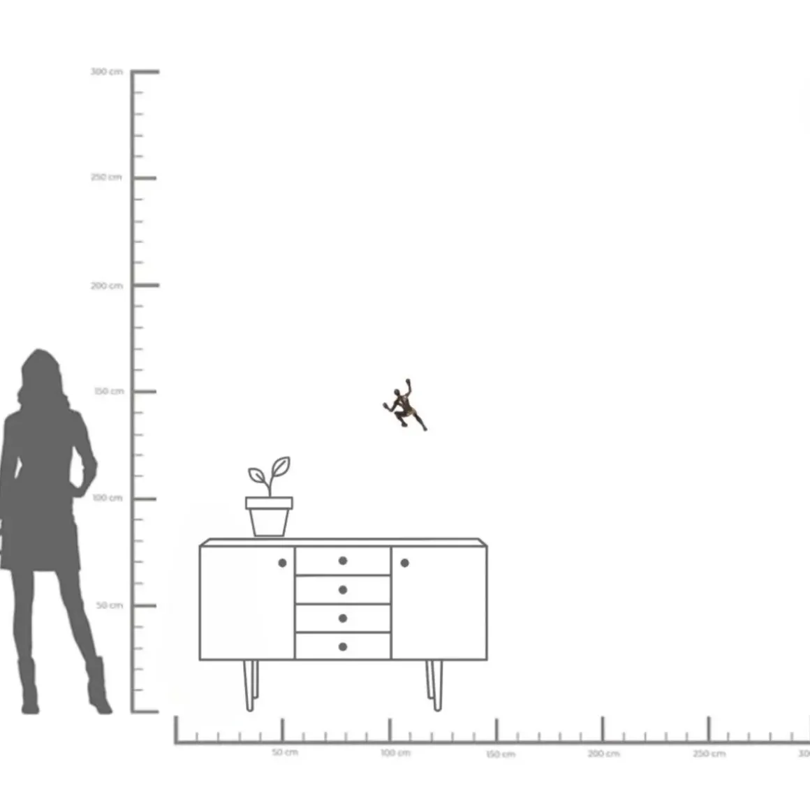 Väggdekoration Climber - KARE Design