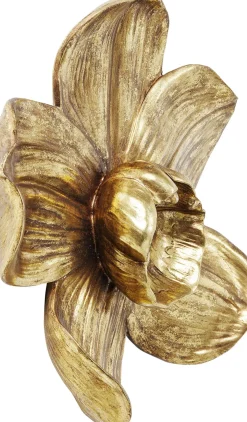 Väggdekoration Orchid Guld 44cm - KARE Design