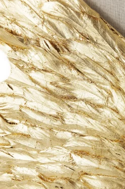 Väggdekoration Wings Guld Vit 120x120cm - KARE Design