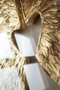 Väggdekoration Wings Guld Vit 120x120cm - KARE Design