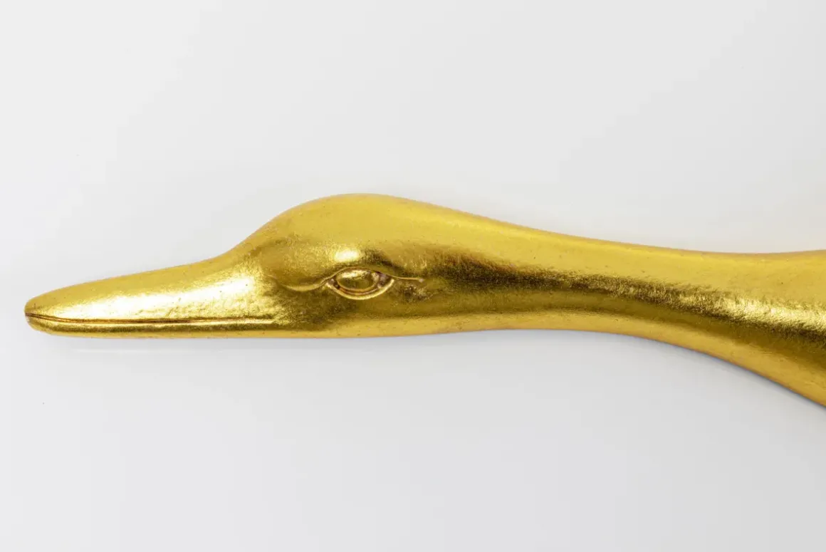 Väggdekor Flying Ducks - guld, 3-set - KARE Design