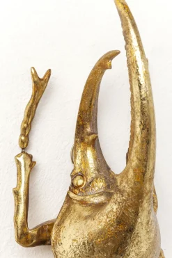 Väggdekor Herkules Beetle - Skulptur Guld, 41cm - KARE Design