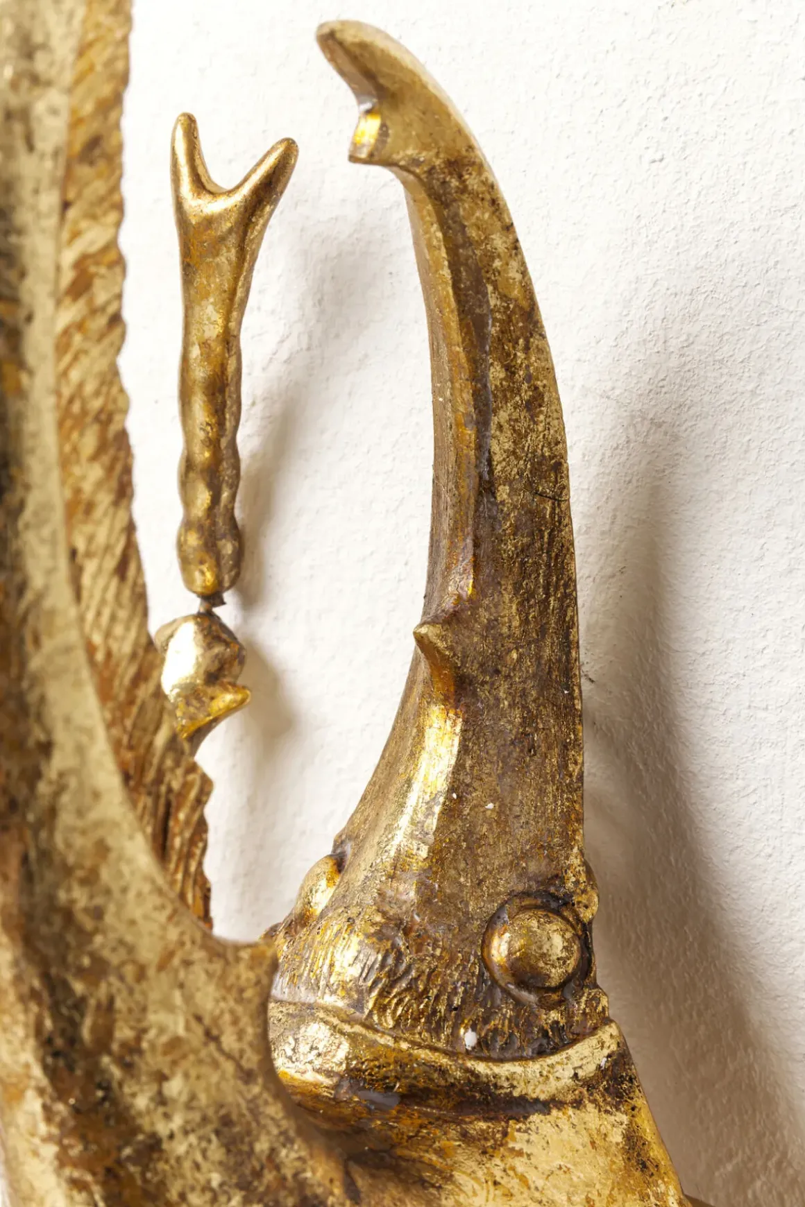 Väggdekor Herkules Beetle - Skulptur Guld, 41cm - KARE Design