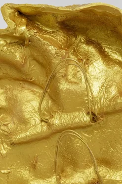 Väggdekor Lion - Skulptur Guld, 90x100cm - KARE Design