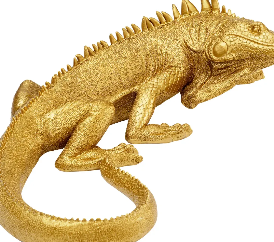 Väggdekor Lizard - Guld, 40cm - KARE Design