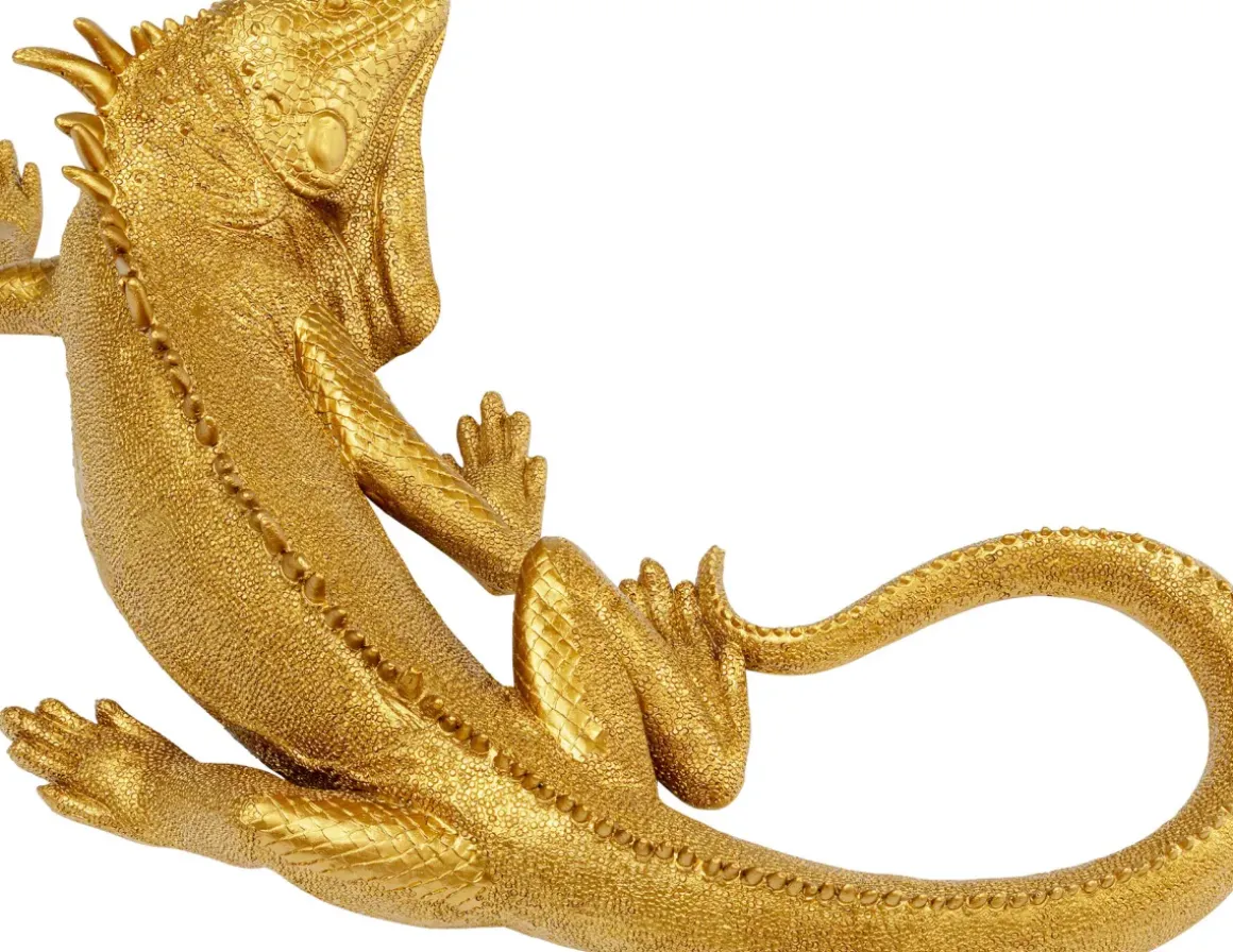 Väggdekor Lizard - Guld, 40cm - KARE Design
