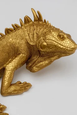 Väggdekor Lizard - Guld, 40cm - KARE Design