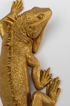 Väggdekor Lizard - Guld, 31cm - KARE Design