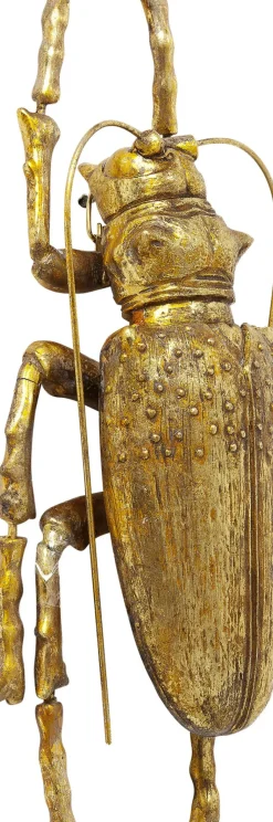 Väggdekor Longicorn Beetle - Skulptur Guld, 27cm - KARE Design