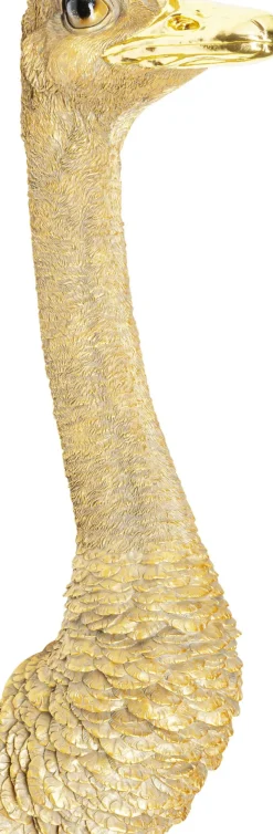 Väggdekor Ostrich - Dekorativ Skulptur Guld, 72cm - KARE Design