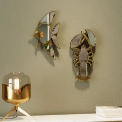 Väggdekor Pisces - Spegel Fisk, 38,5cm - KARE Design