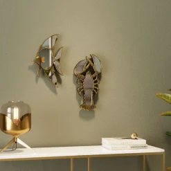Väggdekor Pisces - Spegel Fisk, 38,5cm - KARE Design