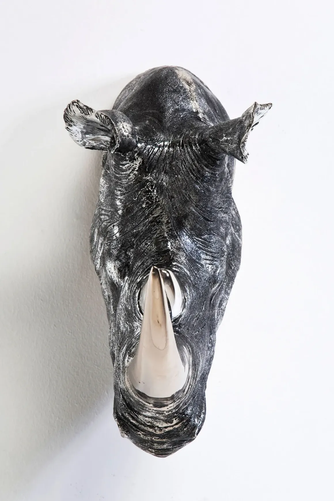 Väggdekor Rhino - Noshörning, Trofé Antik, 53cm - KARE Design